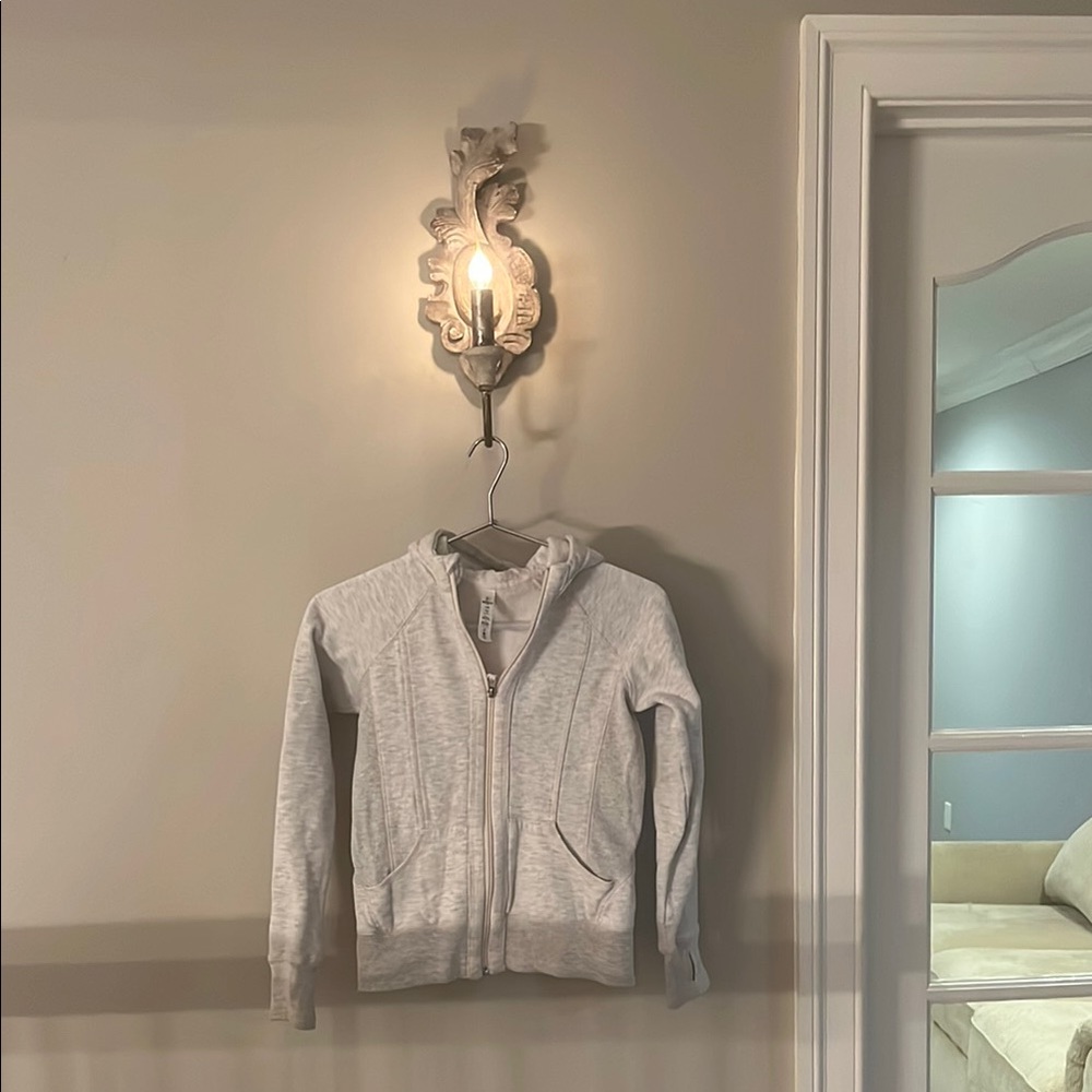 Gray Zip-Up Hoodie
